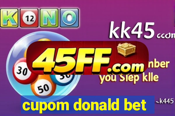 cupom donald bet